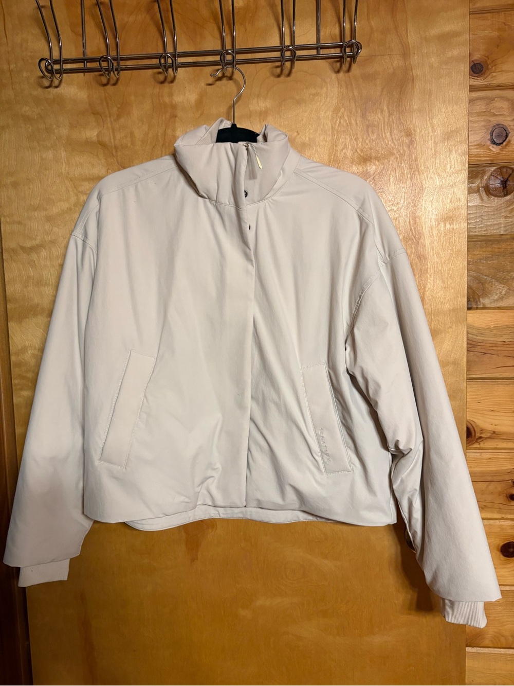 Vuori Cream Lightweight Bomber Jacket - XS